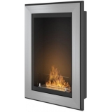 Биокамин Simple Fire Frame 550 серый со стеклом